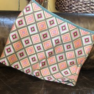 FOSSIL Embroidered Patterned Lined Skirt Small